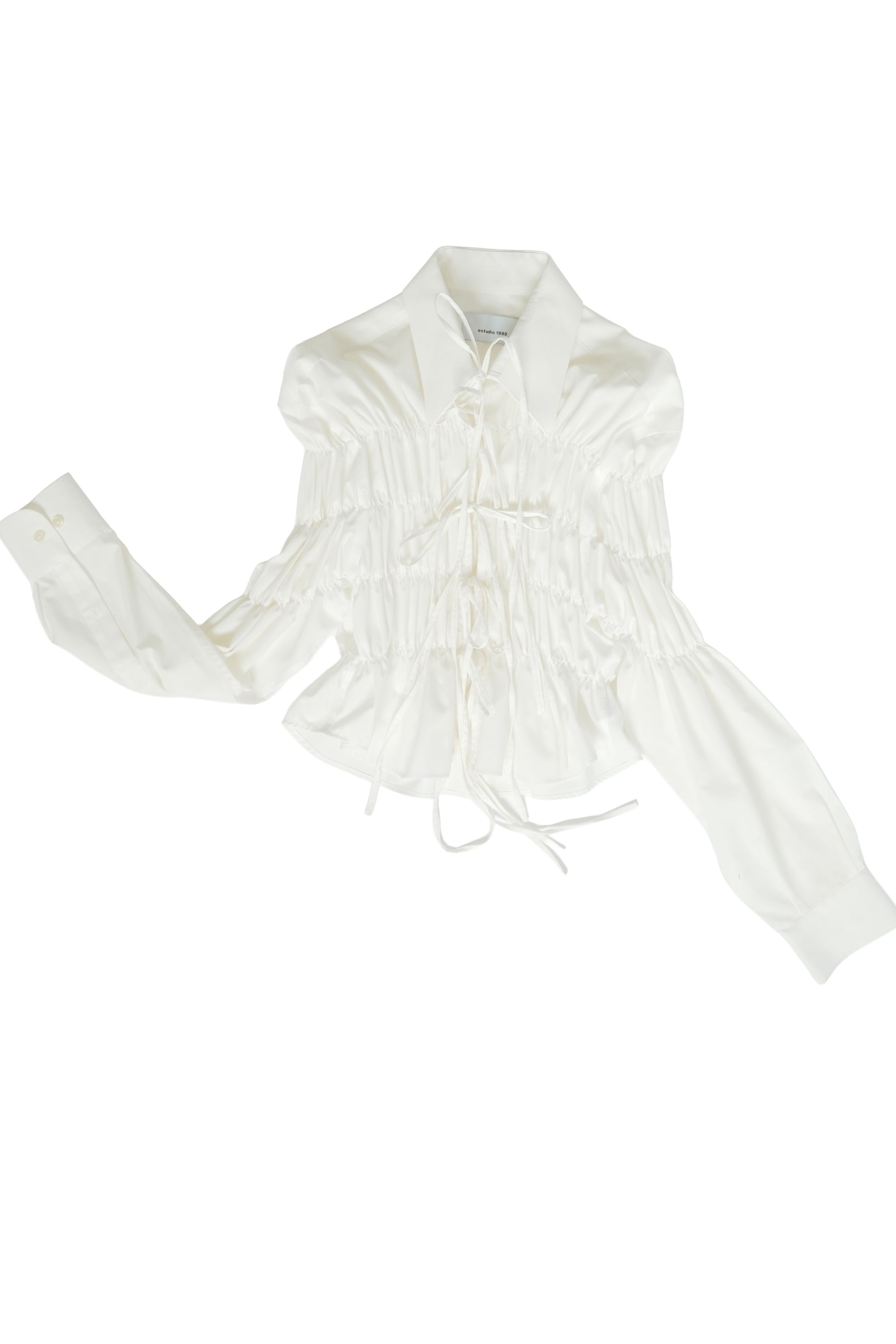 Camisa Espuma Corta - Blanca