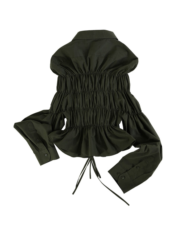 Camisa Espuma Corta - Verde bosque