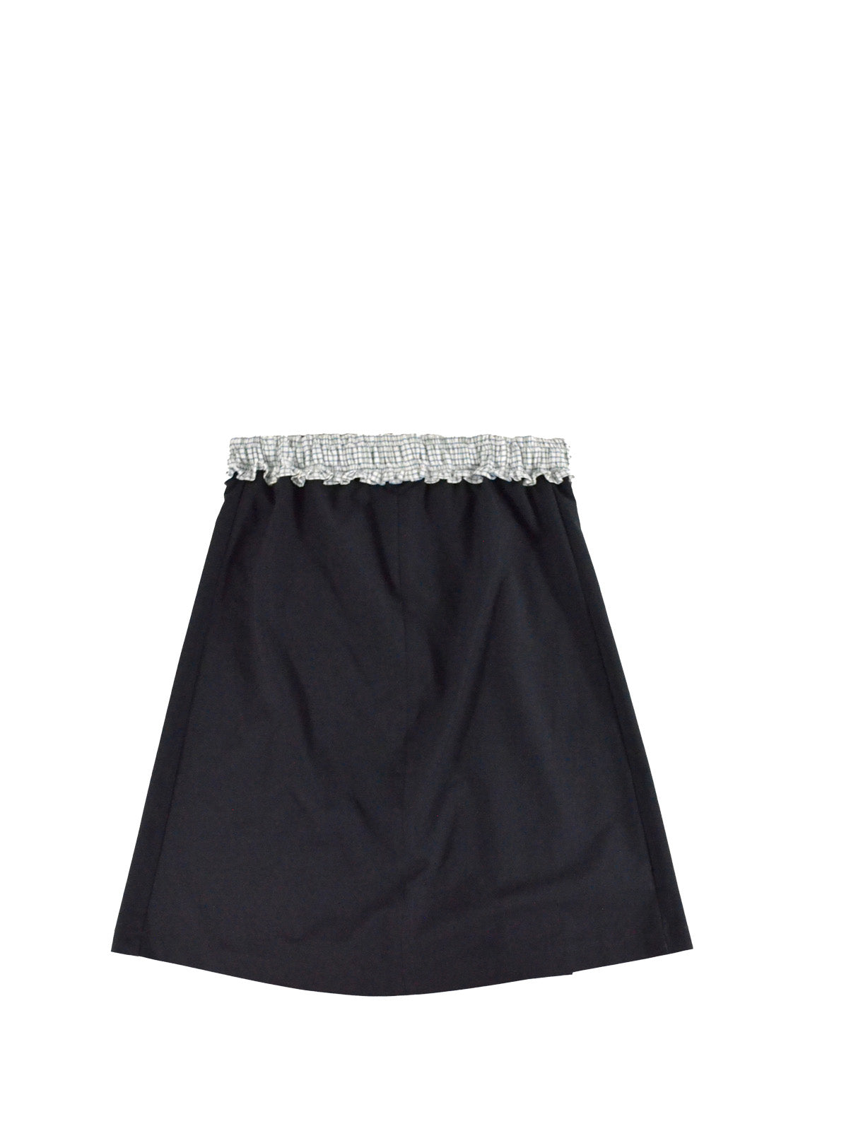Falda Liceo - Pretina cuadros verde