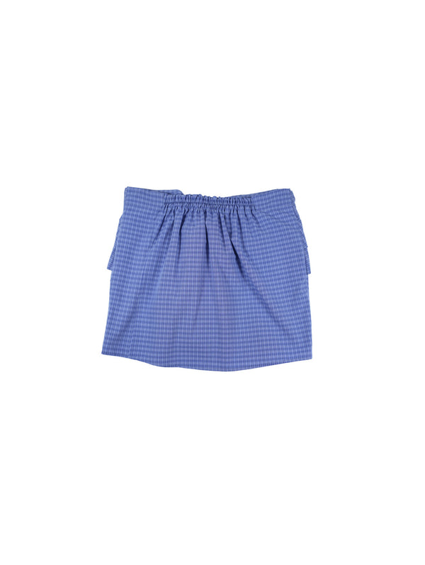 Falda Melancolía - Azul cuadros