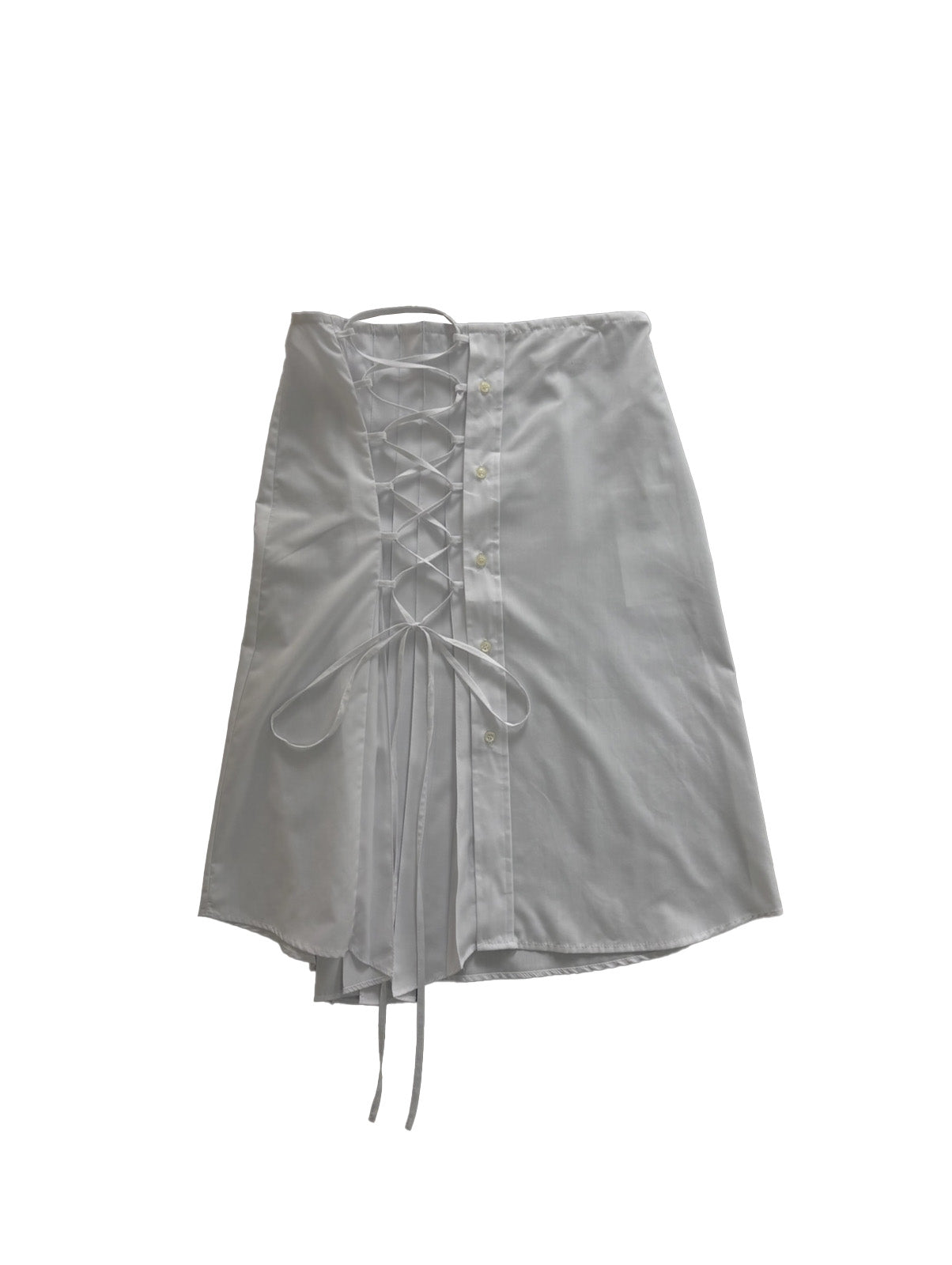 Falda Poesia Upcycling - Blanca