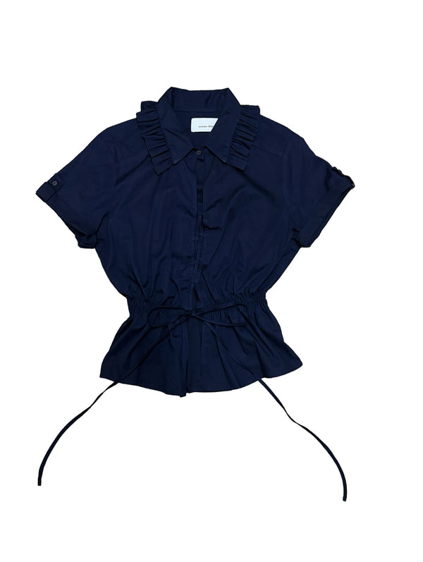 Flan Top - Azul media noche