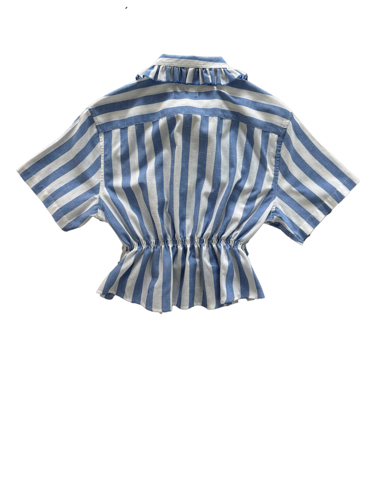 Flan Top - Rayas Azul