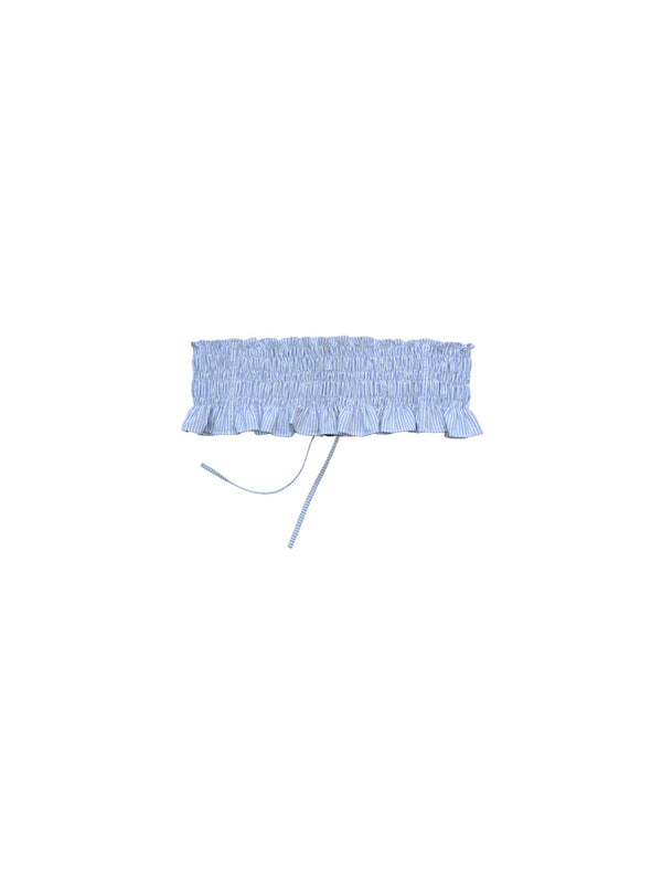 Mini Olan Belt - Azul a rayas