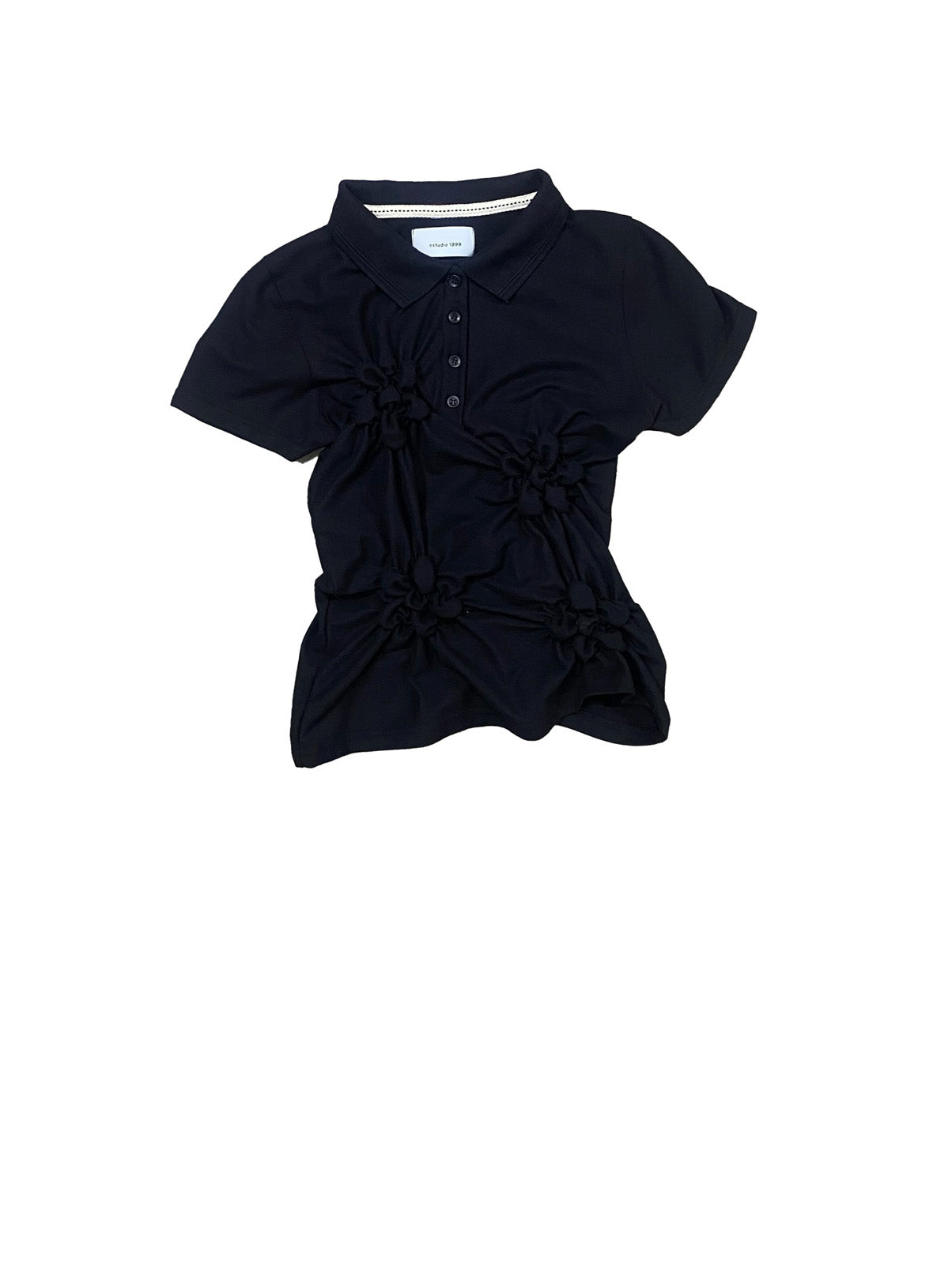 Flor Polo - Negra ; Fit: mujer
