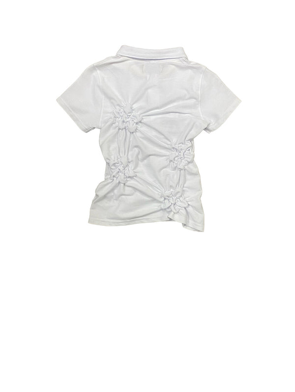 Flor Polo - Blanca ; Fit: mujer