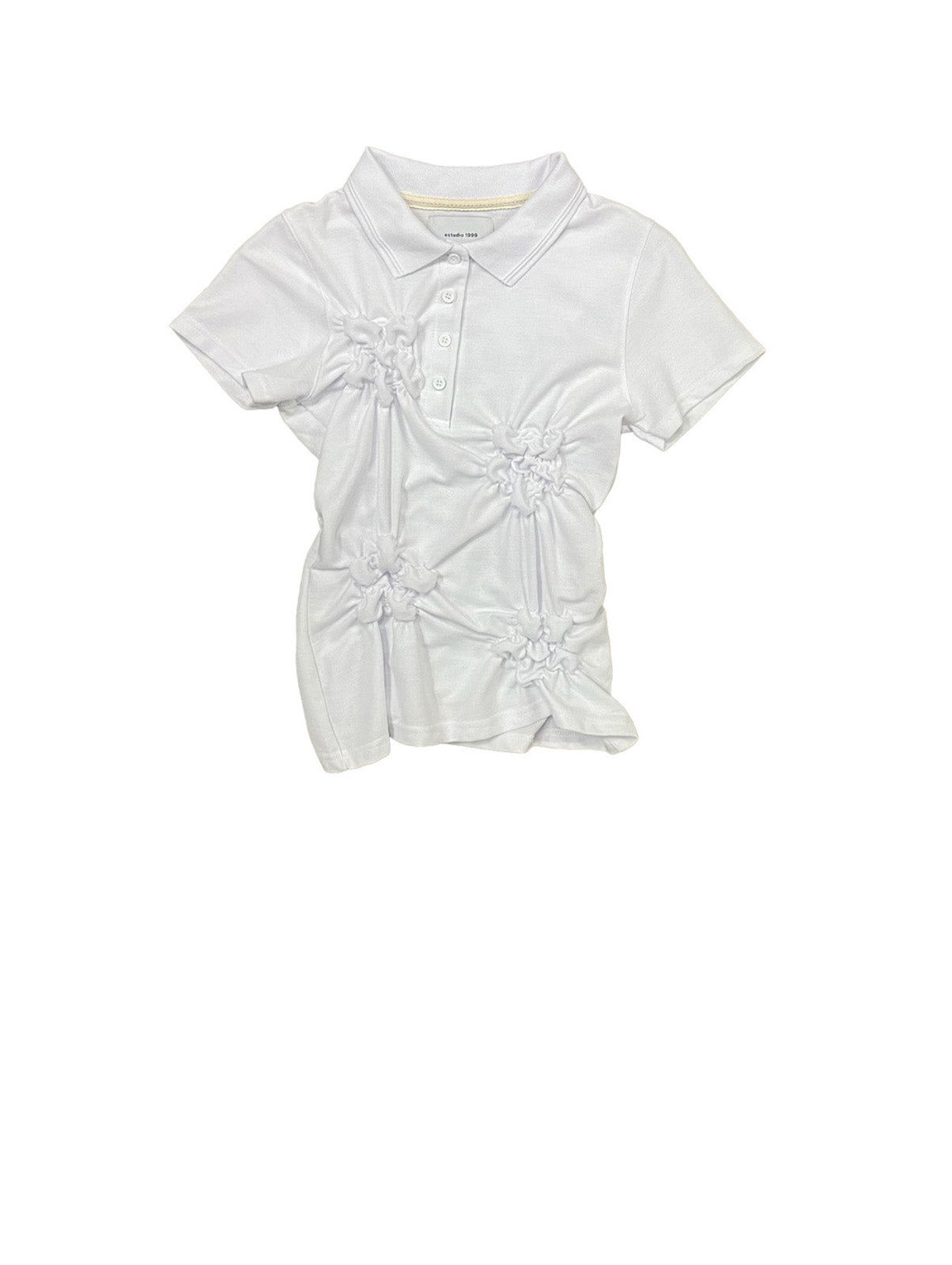 Flor Polo - Blanca ; Fit: mujer