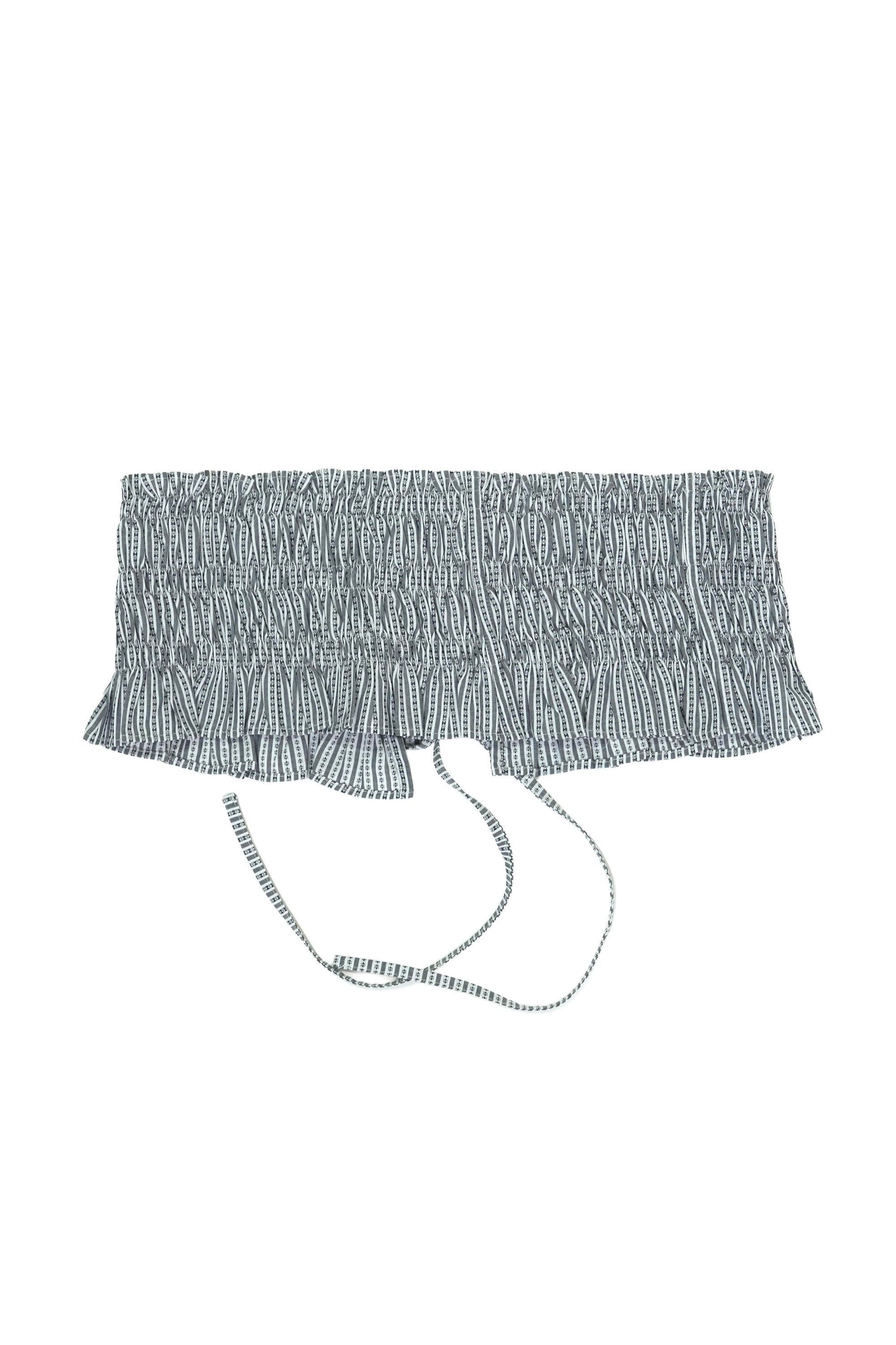 Mini Olan Belt - Gris a rayas