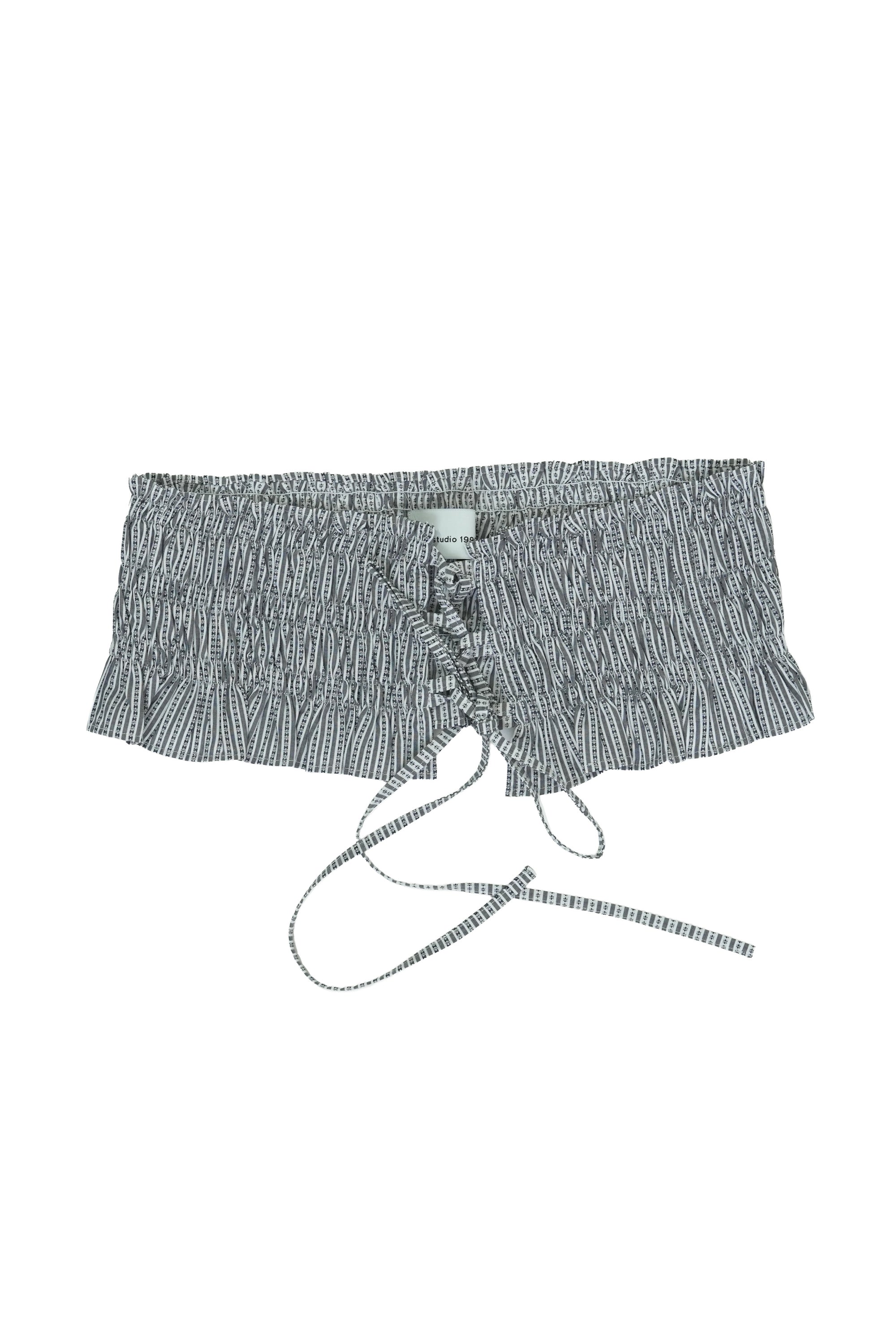 Mini Olan Belt - Gris a rayas